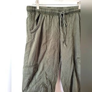 Knox Rose Cargo Pants Olive Army Green Gorpcore Outdoor Grunge 90s Y2K Medium